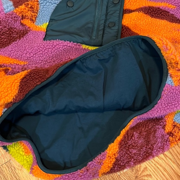 Free People Hit the Slopes Printed Color Block Jacket Size Large NWT - Picture 11 of 15